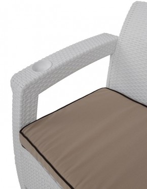 Комплект на балкон Yalta Balcony Set (Ялта) белый в Воткинске - votkinsk.ok-mebel.com | фото 3