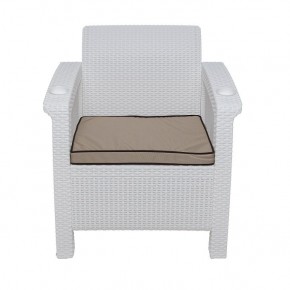 Комплект на балкон Yalta Balcony Set (Ялта) белый в Воткинске - votkinsk.ok-mebel.com | фото 5