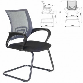 Кресло BRABIX "Fly CF-100", серое/черное, 532089 в Воткинске - votkinsk.ok-mebel.com | фото 2