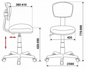 Кресло Бюрократ CH-299/G/15-48 серый в Воткинске - votkinsk.ok-mebel.com | фото 3