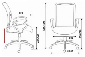 Кресло Бюрократ CH-599AXSN/TW-11 чёрный в Воткинске - votkinsk.ok-mebel.com | фото 3