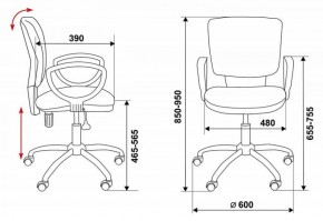 Кресло Бюрократ CH-626AXSL/10-11 черный в Воткинске - votkinsk.ok-mebel.com | фото 3