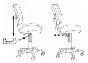 Кресло детское Бюрократ CH-204NX/PENCIL-BL синий карандаши в Воткинске - votkinsk.ok-mebel.com | фото 5