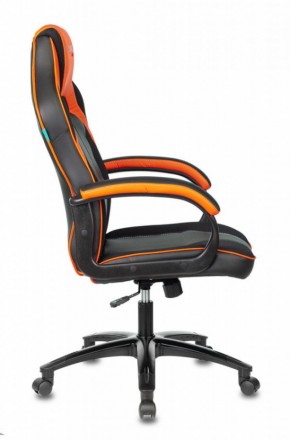 Кресло игровое Бюрократ VIKING 2 AERO ORANGE черный/оранжевый в Воткинске - votkinsk.ok-mebel.com | фото 3