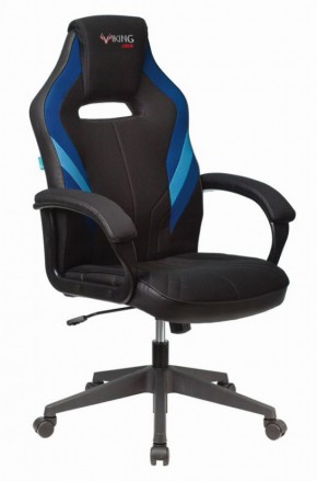 Кресло игровое Бюрократ VIKING 3 AERO BLUE черный/синий в Воткинске - votkinsk.ok-mebel.com | фото