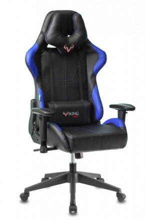 Кресло игровое Бюрократ VIKING 5 AERO BLUE черный/синий в Воткинске - votkinsk.ok-mebel.com | фото