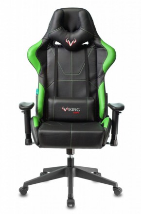 Кресло игровое Бюрократ VIKING 5 AERO LGREEN черный/салатовый в Воткинске - votkinsk.ok-mebel.com | фото 2