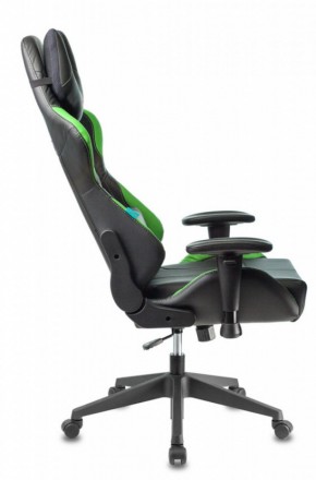 Кресло игровое Бюрократ VIKING 5 AERO LGREEN черный/салатовый в Воткинске - votkinsk.ok-mebel.com | фото 3