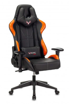 Кресло игровое Бюрократ VIKING 5 AERO ORANGE черный/оранжевый в Воткинске - votkinsk.ok-mebel.com | фото