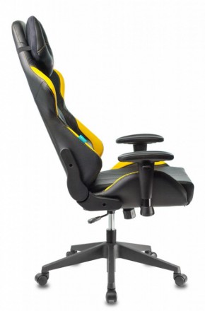 Кресло игровое Бюрократ VIKING 5 AERO YELLOW черный/желтый в Воткинске - votkinsk.ok-mebel.com | фото 2