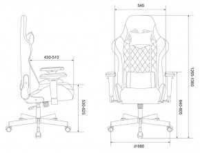 Кресло игровое Бюрократ VIKING 7 KNIGHT B FABRIC черный в Воткинске - votkinsk.ok-mebel.com | фото 4