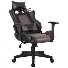 Кресло компьютерное BRABIX "GT Racer GM-100" (черное/коричневое) 531819 в Воткинске - votkinsk.ok-mebel.com | фото 4