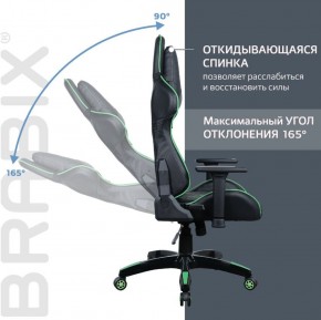 Кресло компьютерное BRABIX "GT Carbon GM-120" (черное/зеленое) 531929 в Воткинске - votkinsk.ok-mebel.com | фото 2