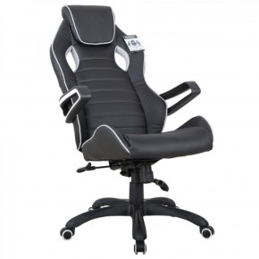 Кресло компьютерное BRABIX Techno Pro GM-003 (экокожа черное/серое, вставки серые) 531814 в Воткинске - votkinsk.ok-mebel.com | фото 4
