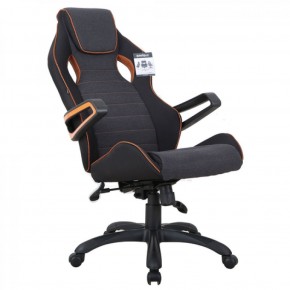 Кресло компьютерное BRABIX Techno Pro GM-003 (ткань черное/серое, вставки оранжевые) 531813 в Воткинске - votkinsk.ok-mebel.com | фото 8
