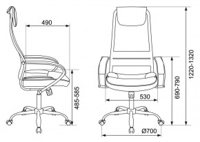 Кресло руководителя Бюрократ CH-608SL/BLACK в Воткинске - votkinsk.ok-mebel.com | фото 4