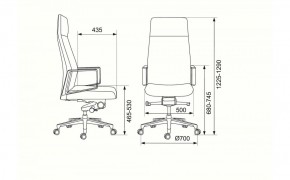 Кресло руководителя Бюрократ _JONS/BLACK черный в Воткинске - votkinsk.ok-mebel.com | фото 4