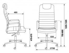 Кресло руководителя Бюрократ KB-9N/ECO/BLACK в Воткинске - votkinsk.ok-mebel.com | фото 4