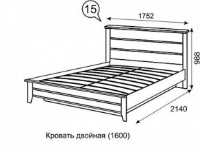 Кровать 1600 с ПМ София 15 в Воткинске - votkinsk.ok-mebel.com | фото 3