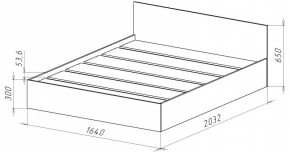 НИЦЦА-14 Кровать 1600 с настилом ЛДСП (НЦ.14) в Воткинске - votkinsk.ok-mebel.com | фото 3