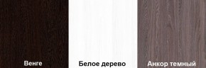 Кровать-чердак Пионер 1 (800*1900) Белое дерево, Анкор темный, Венге в Воткинске - votkinsk.ok-mebel.com | фото 3