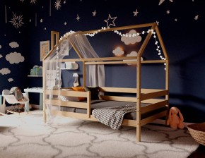 Кровать-домик 80*190 без покраски (без ящиков) в Воткинске - votkinsk.ok-mebel.com | фото