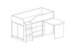 КАПРИЗ-5 Кровать 800 двухъярусная с рисунком "Виг-вам" в Воткинске - votkinsk.ok-mebel.com | фото 2