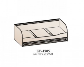 Кровать ЭЙМИ КР-1905 Бодега белая/патина серебро в Воткинске - votkinsk.ok-mebel.com | фото