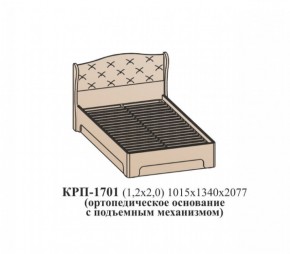 Кровать ЭЙМИ с подъемным механизмом КРП-1701 (1200х2000) Венге/патина серебро в Воткинске - votkinsk.ok-mebel.com | фото