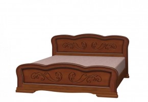КАРИНА-8 Кровать из массива 1600 (Орех) в Воткинске - votkinsk.ok-mebel.com | фото