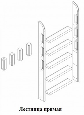 Кровать Сонечка 2-х ярусная (модульная) в Воткинске - votkinsk.ok-mebel.com | фото 12