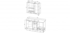 Кухонный гарнитур Антик 1600 h950 (Стол. 26мм) в Воткинске - votkinsk.ok-mebel.com | фото 2
