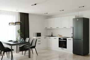 Кухонный гарнитур Белый Глянец 2600*1600 (Стол. 38мм) в Воткинске - votkinsk.ok-mebel.com | фото