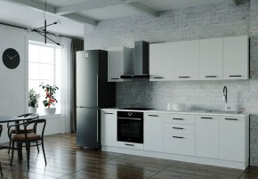 Кухонный гарнитур Белый Глянец 2800 (Стол. 38мм) в Воткинске - votkinsk.ok-mebel.com | фото