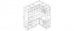 Кухонный гарнитур Элеганция  2200*1700 (Стол. 26мм) в Воткинске - votkinsk.ok-mebel.com | фото 2