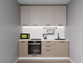 Кухонный гарнитур Каппучино 2200 h950 (Стол. 26мм) в Воткинске - votkinsk.ok-mebel.com | фото