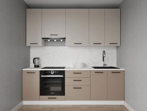 Кухонный гарнитур Каппучино 2400 h950 (Стол. 26мм) в Воткинске - votkinsk.ok-mebel.com | фото