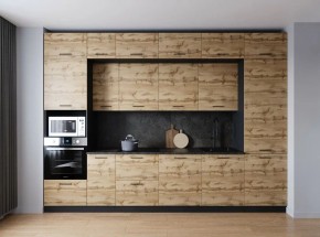 Кухонный гарнитур Крафт 3400 (Стол. 38мм) в Воткинске - votkinsk.ok-mebel.com | фото