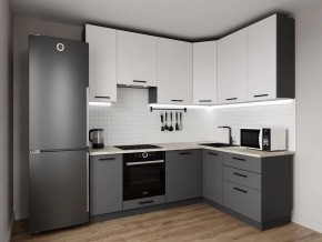 Кухонный гарнитур Меренга 2200*1600 h950 (Стол. 26мм) в Воткинске - votkinsk.ok-mebel.com | фото