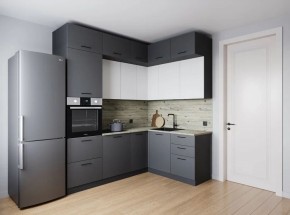 Кухонный гарнитур Меренга 2200*1700 (Стол. 38мм) в Воткинске - votkinsk.ok-mebel.com | фото