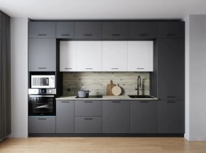 Кухонный гарнитур Меренга 3400 (Стол. 26мм) в Воткинске - votkinsk.ok-mebel.com | фото