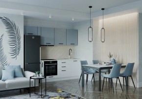 Кухонный гарнитур Ниагара 2550 (Стол. 38мм) в Воткинске - votkinsk.ok-mebel.com | фото
