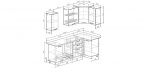 Кухонный гарнитур Старое Дерево 2200*1000 (Стол. 26мм) в Воткинске - votkinsk.ok-mebel.com | фото 2