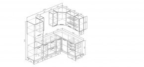 Кухонный гарнитур Старое Дерево 2400*1600 (Стол. 38мм) в Воткинске - votkinsk.ok-mebel.com | фото 2