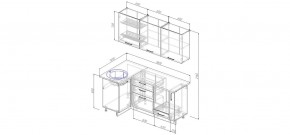 Кухонный гарнитур угловой Капри 1000*1800 (Стол. 26мм) в Воткинске - votkinsk.ok-mebel.com | фото 2