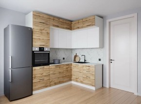 Кухонный гарнитур угловой Лада 2200*1700 (Стол. 38мм) в Воткинске - votkinsk.ok-mebel.com | фото