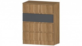 ЛЕНОРА Комод 4 ящика (графит) в Воткинске - votkinsk.ok-mebel.com | фото
