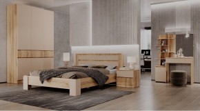 ЛЕНОРА Спальный гарнитур (модульный) кашемир в Воткинске - votkinsk.ok-mebel.com | фото
