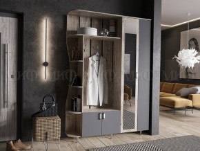 ЛИКА №1 Прихожая ЛДСП (графит/дуб юкон) в Воткинске - votkinsk.ok-mebel.com | фото