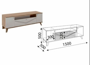 Лимба (гостиная) М05 ТВ-тумба в Воткинске - votkinsk.ok-mebel.com | фото